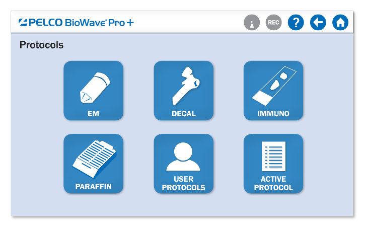 PELCO BioWave&reg; Pro+ Simplified Protocol Selection