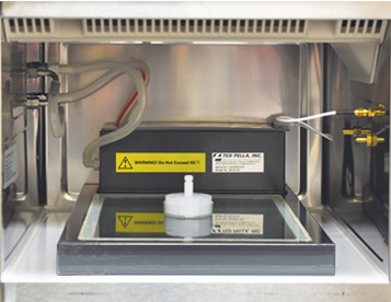 microwave processing configuration on the pelco coldspot