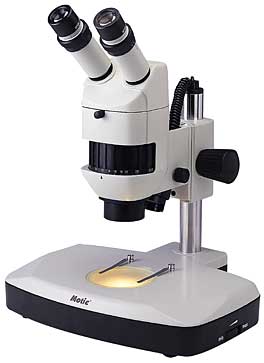 motic k-700 stereo zoom microscope