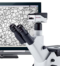 AE2000MET digital documentation trinocular microscope