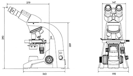 BA210E dimensions