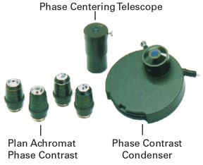 phase centering, phase contrast condenser