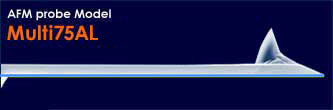 multi 75 al silicon afm probe