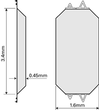 silicon nitride holder chip for afm