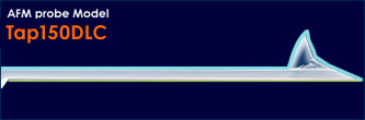 tap150dlc silicon afm probe