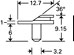 short pin low profile fib pin mount 36°