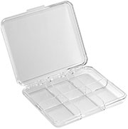 6 compartment styrene box