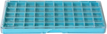 hinged clear plastic box