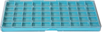 6 compartment styrene box