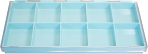 hinged clear plastic box