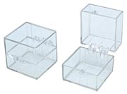 1 inch square plastic box