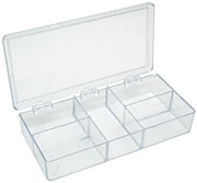 plastic box with 5 compartments