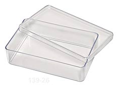 polystyrene box with lid