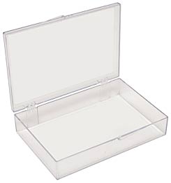 Plastic box with dividers