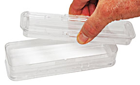 Membrane Box with two parts that snap together