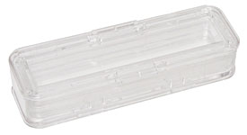 Pack of 12 MSE PRO Plastic Membrane Boxes (38x38x17 mm) for