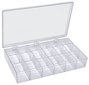 Styrene Plastic Box with 3 hinges