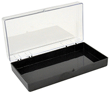 large, rectangular polystryrene box with hinges