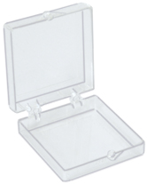 Square Plastic Boxes, styrene