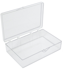 medium, rectangular plastic box