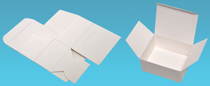 White Folding Box