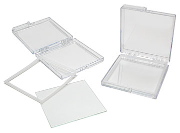 Gel-Pak Substrate Carriers, Plastic Boxes with gel coating