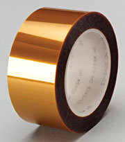 Maximum Temperature 311 degrees F TapeCase 1205 0.188 x 36yd Amber Polyimide/Kapton Film Tape with Acrylic Adhesive Converted from 3M 