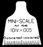 miniature scale