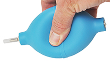 Squeezing Rubber Blower