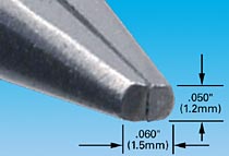 chain nose pliers tip