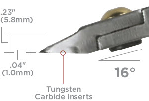 Tronex&reg; oval head cutter