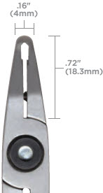 Tronex&reg; oval head cutter