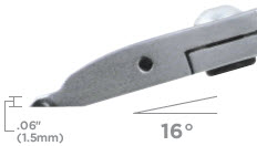 Tronex&reg; oval head cutter