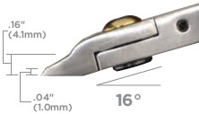 Tronex&reg; oval head cutter