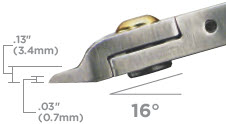 Tronex&reg; oval head cutter