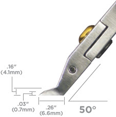 Tronex&reg; oval head cutter