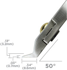 Tronex&reg; oval head cutter