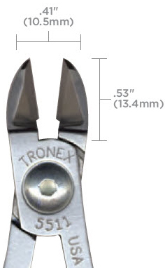 Tronex&reg; oval head cutter