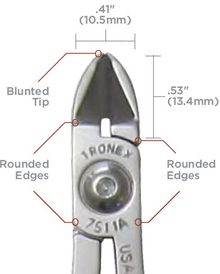 Tronex&reg; oval head cutter