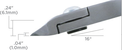 Tronex&reg; oval head cutter