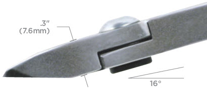 Tronex&reg; oval head cutter