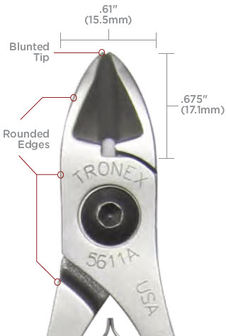 Tronex&reg; oval head cutter