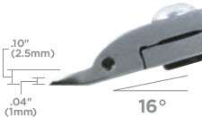 Tronex&reg; oval head cutter