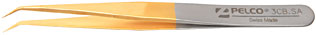 PELCO Gold Plated Tweezers style 3CB