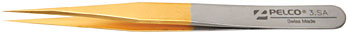 PELCO Gold Plated Tweezers 3.5A