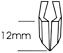 pelco wire cutting tweezer 15a drawing