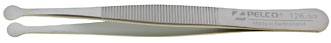 pelco flat tip tweezers, style 126.sa, pad tip