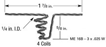 3-strand tungsten wire basket