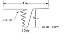 single strand tungsten wire basket