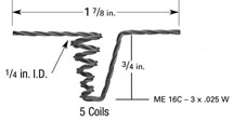 3-strand tungsten wire basket